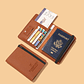 Porta Pasaporte Documentos Funda Protectora Viaje Con Rfid - Miniatura 6