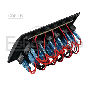 Panel Interruptor Led Encendido 12v A 24v / 6 Switch