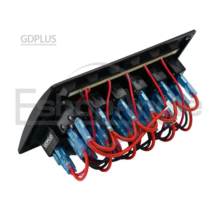 Panel Interruptor Led Encendido 12v A 24v / 6 Switch 2