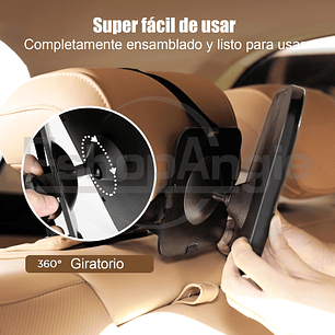 Espejo Retrovisor Auto Bebe 360° Seguridad Silla Espalda Xl