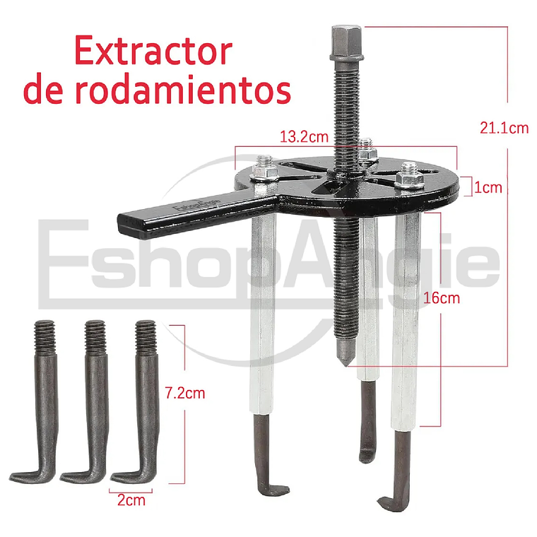 Extractor De Rodamiento Interno Universal Extractor 21 En 1 7