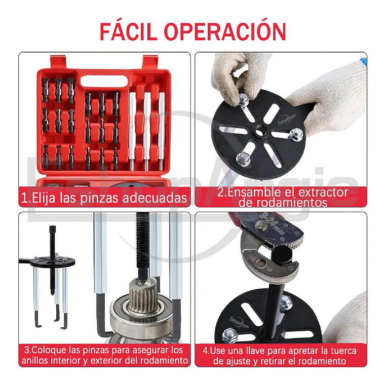 Extractor De Rodamiento Interno Universal Extractor 21 En 1 5