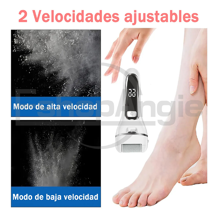Removedor De Callos Eléctrico De Pie Kit Pedicura Recargable 4