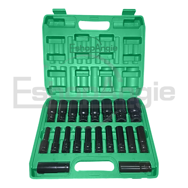 Juego Dados Largos De Impacto 8 - 32mm 20 Piezas 1