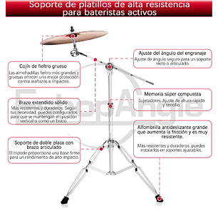 Atril De Platillo Suspendidos Boom Tripode De Platillo