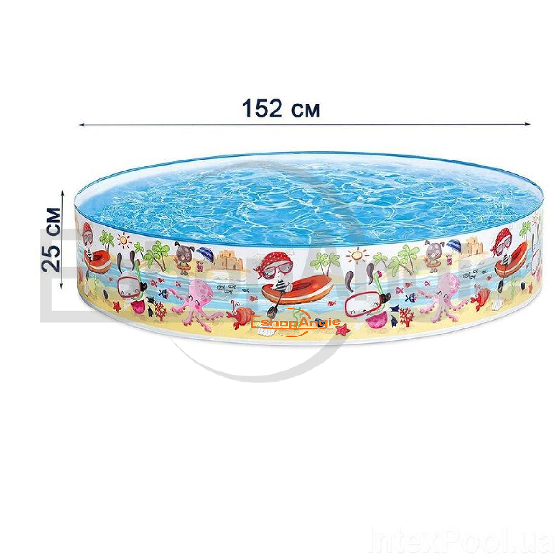 Piscina Rigida Redonda Para Niños 152x25cm 3