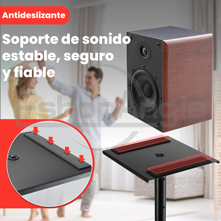 Par De Atriles De Monitor Estudio Soporte Ajustable 2