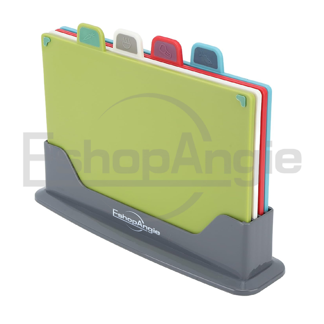 Tablas Para Picar Utensilio Cocina Con Base Colores 4 Piezas 1