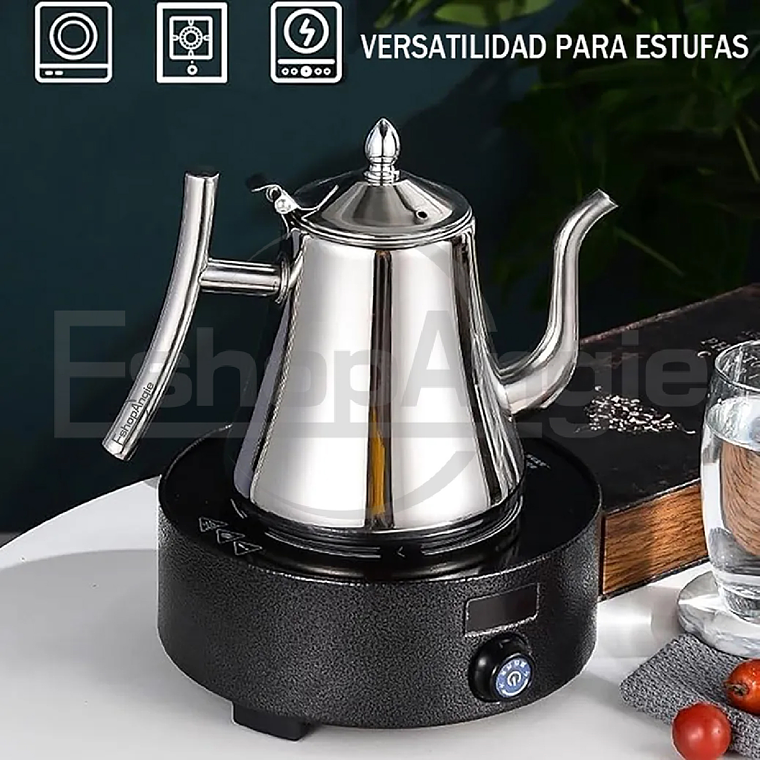 Tetera Infusor Acero Inoxidable Para Té Y Infusiones 1 Litro 2
