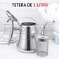Tetera Infusor Acero Inoxidable Para Té Y Infusiones 1 Litro - Miniatura 4