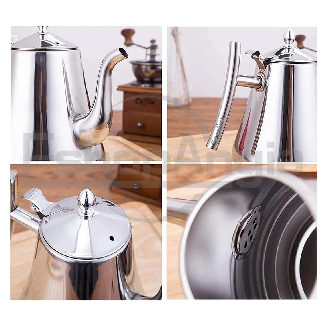 Tetera Infusor Acero Inoxidable Para Té Y Infusiones 1 Litro 5