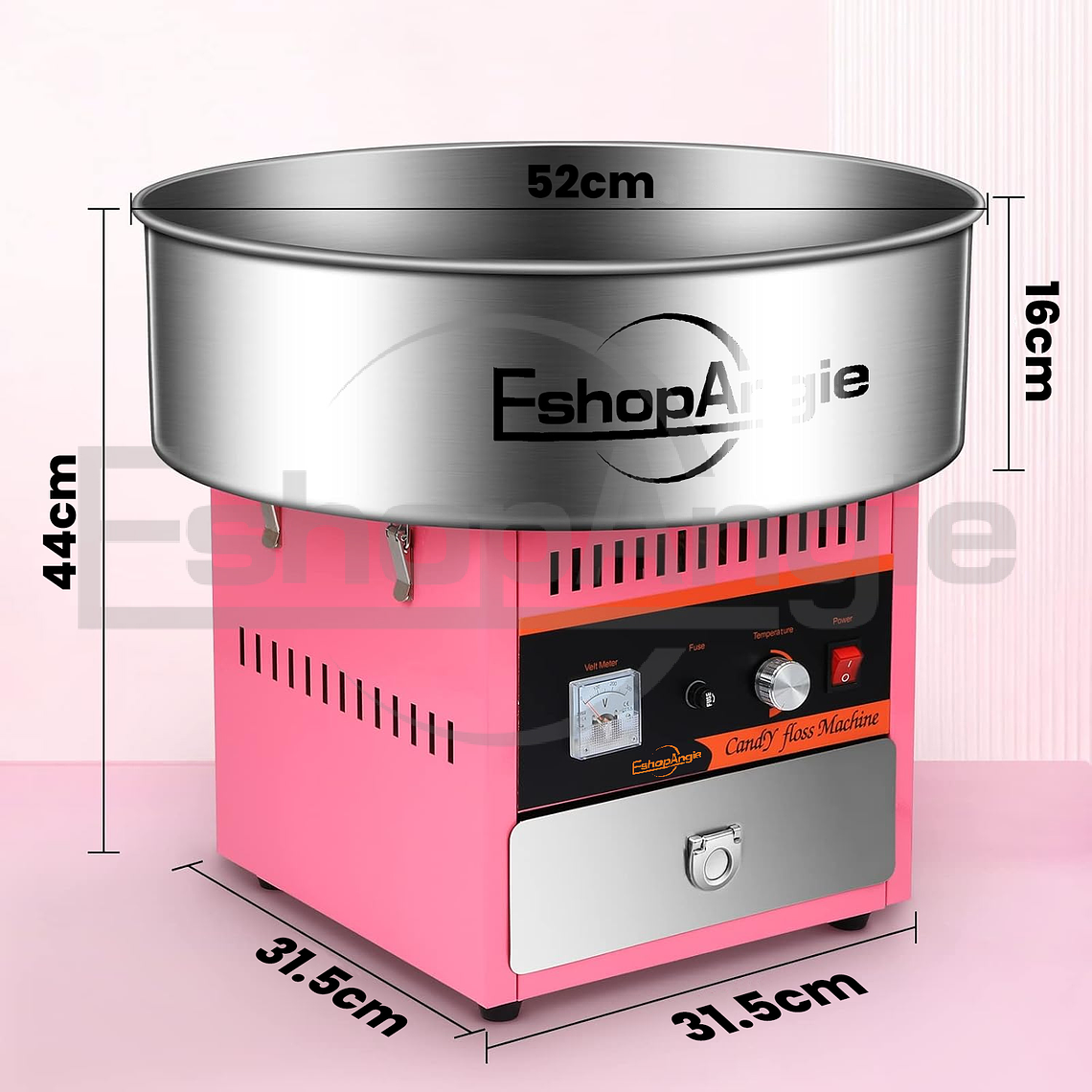 Máquina De Algodón De Azúcar Eléctrica Comercial De 1000w 5