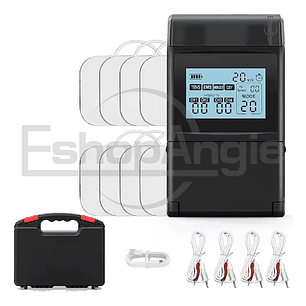 Electroestimulador Muscular Tens Ems Masaje 4 Canales