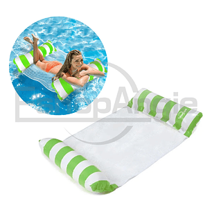 Hamaca Flotante Inflable De Piscina Colchón Flotador Silla
