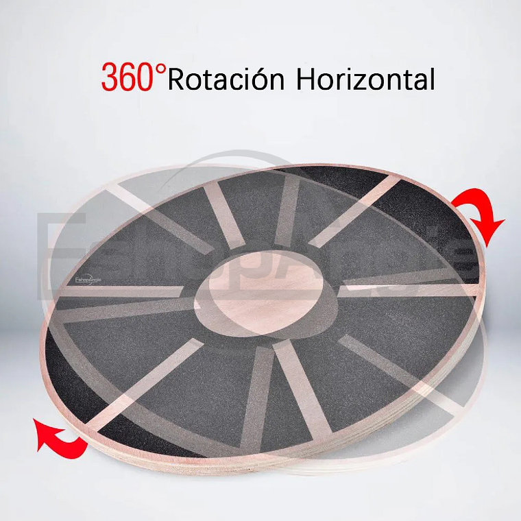 Tabla Disco Equilibrio Balance Madera Fisioterapia Fitness 3