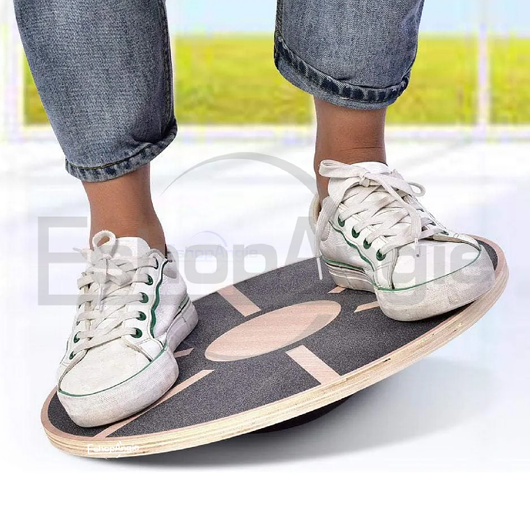 Tabla Disco Equilibrio Balance Madera Fisioterapia Fitness 5