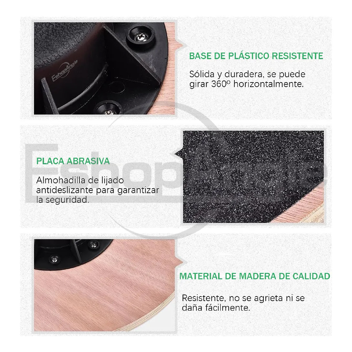 Tabla Disco Equilibrio Balance Madera Fisioterapia Fitness 4