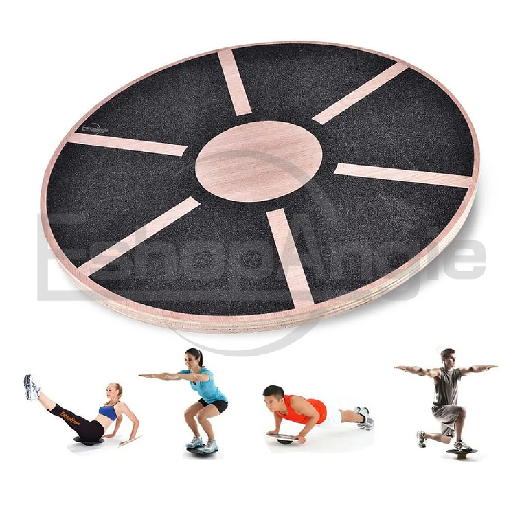 Tabla Disco Equilibrio Balance Madera Fisioterapia Fitness 1