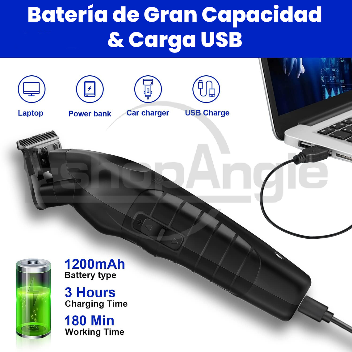 Cortadora De Cabello Patillera Trimmer Kemei Km-2299 4