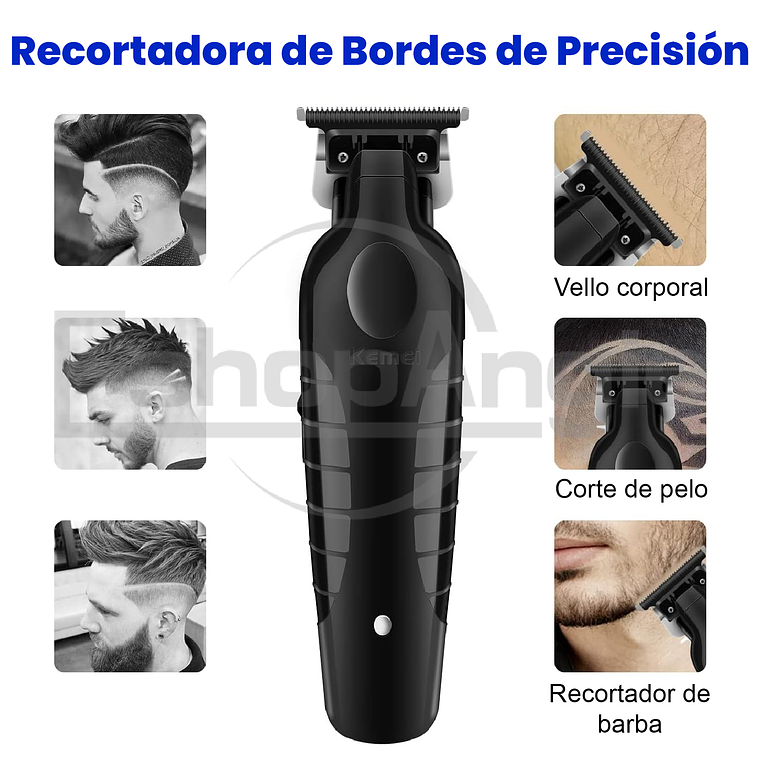 Cortadora De Cabello Patillera Trimmer Kemei Km-2299 5