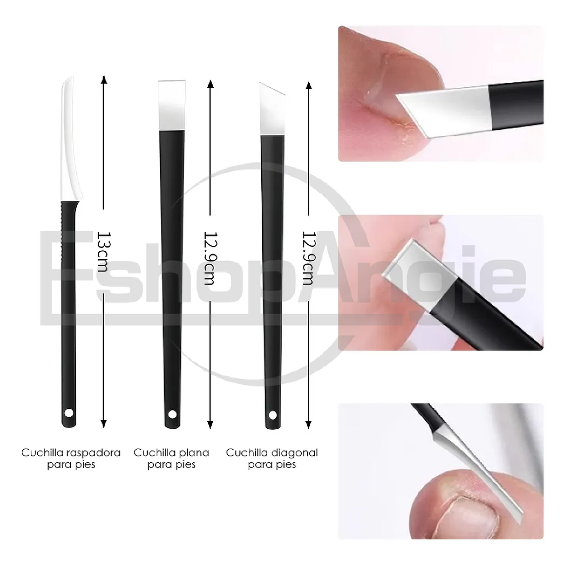 Set 11 Piezas Juego Herramientas Para Uñas De Manos Y Pies 5