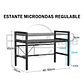 Estante Repisa Extensible Horno Microondas Organizador Rack - Miniatura 6
