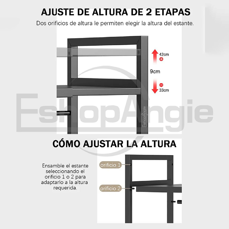 Estante Repisa Extensible Horno Microondas Organizador Rack 4