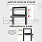 Estante Repisa Extensible Horno Microondas Organizador Rack - Miniatura 4