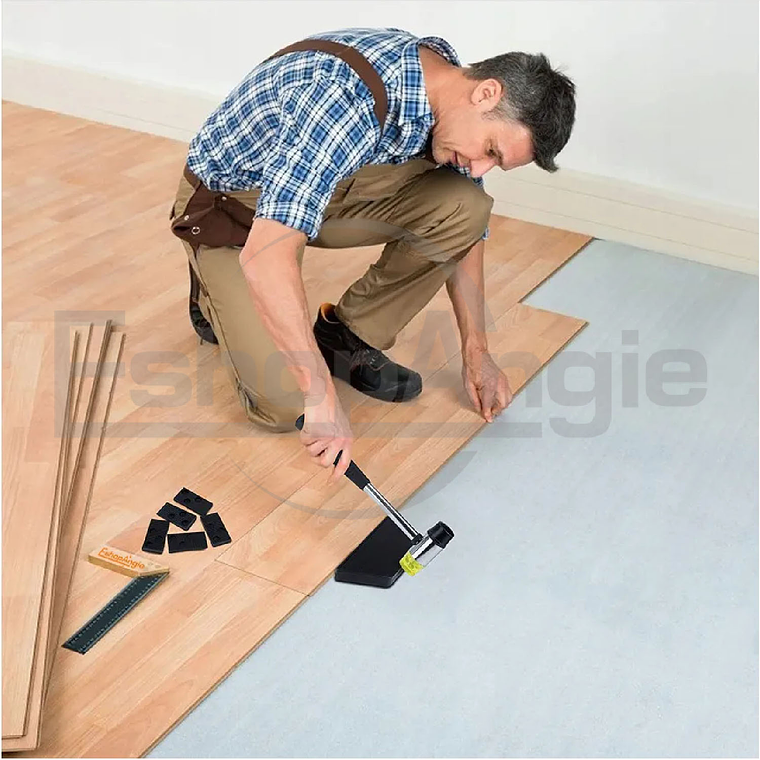 Kit Instalación Piso Flotante Profesional Con Martillo Goma 3