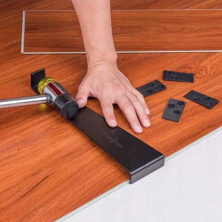 Kit Instalación Piso Flotante Profesional Con Martillo Goma 4