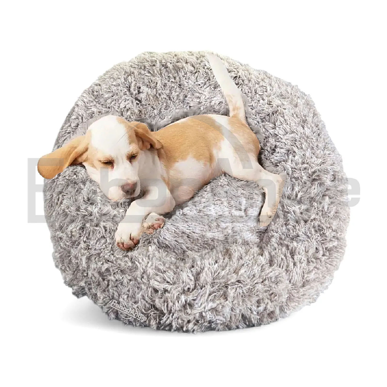 Cama Perro Mascota Antiestres Felpa Confortable 67cm 1