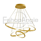 Lampara Colgante De Techo Led Moderna 3 Anillos Ajustables - Miniatura 1