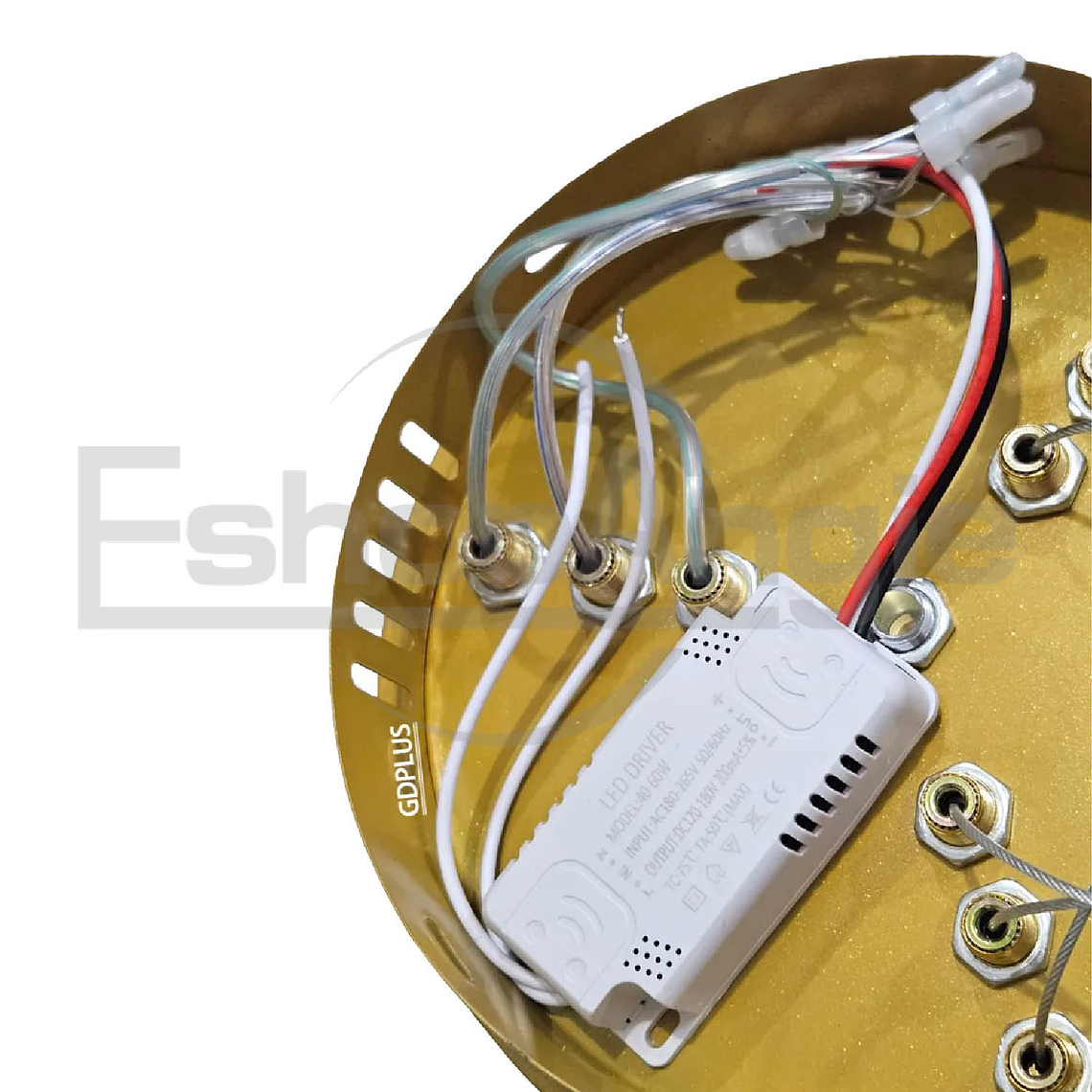 Lampara Colgante De Techo Led Moderna 3 Anillos Ajustables 3