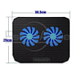 Base Soporte Para Notebook 2 Ventiladores /6 Velocidades Led - Miniatura 6