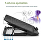 Base Soporte Para Notebook 2 Ventiladores /6 Velocidades Led - Miniatura 2