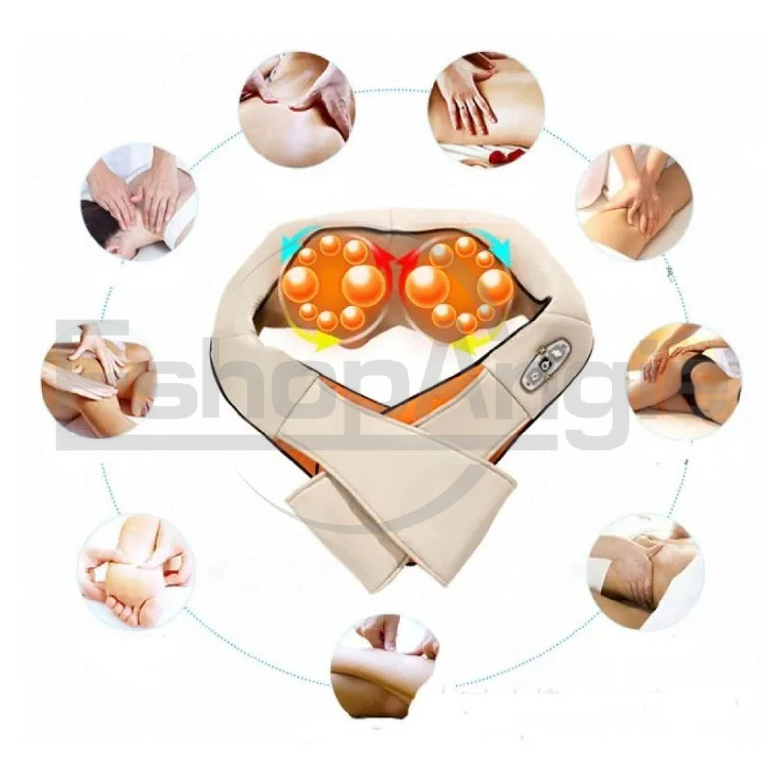 Masajeador Eléctrico Cervical Para Cuello Espalda 2