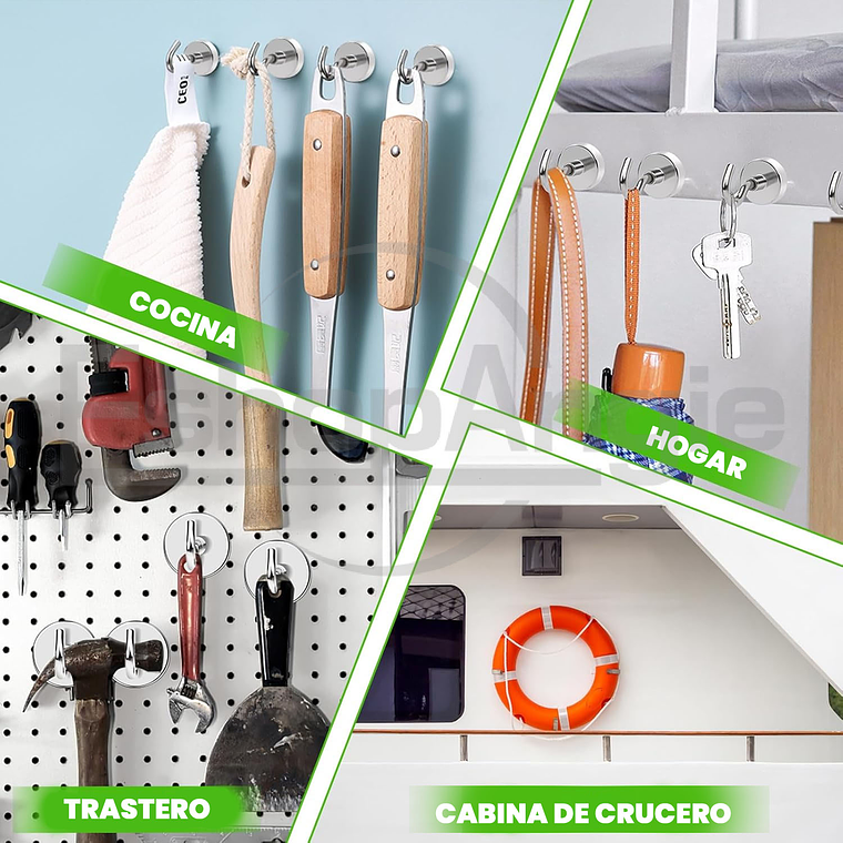 Iman Neodimio Con Gancho Super Potente 60mm 150kg 4