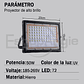 Foco Proyector Reflector Uv Led 50w Ip66 Impermeable - Miniatura 6