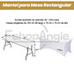 Funda De Mantel Tela Spandex 18*76*76 Cm Para Evento - Miniatura 7