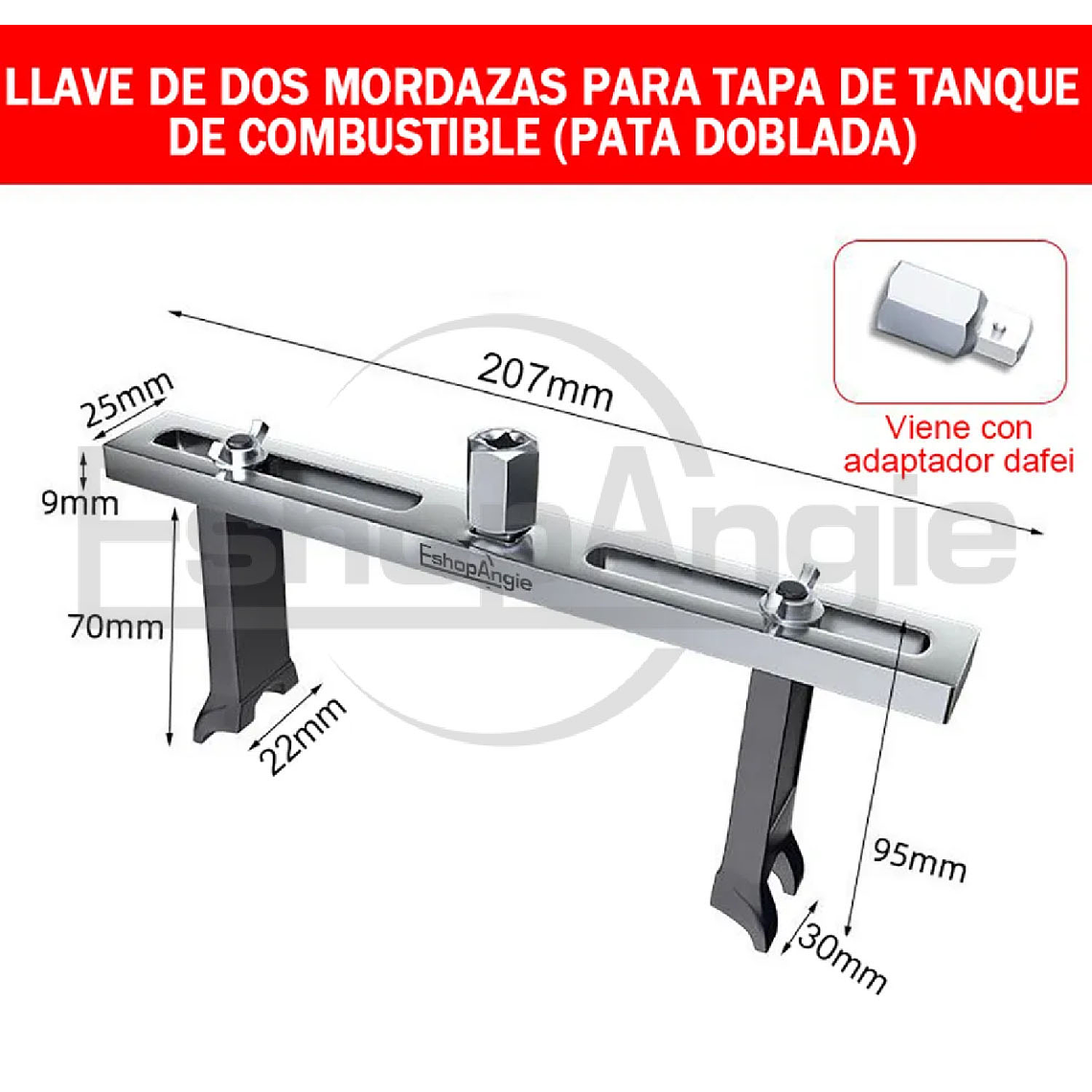 Llave Extractor Tapa Tanque Bomba De Gasolina Universal 5