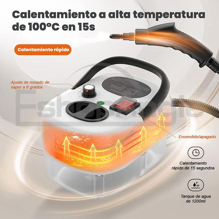 Limpiador De Vapor A Presión De Alta Temperatura De 2500w 3