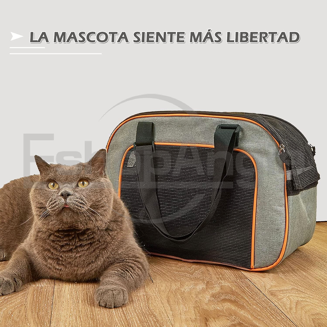 Bolso Transportadora Para Perro Y Gato Portátil Plegable 3