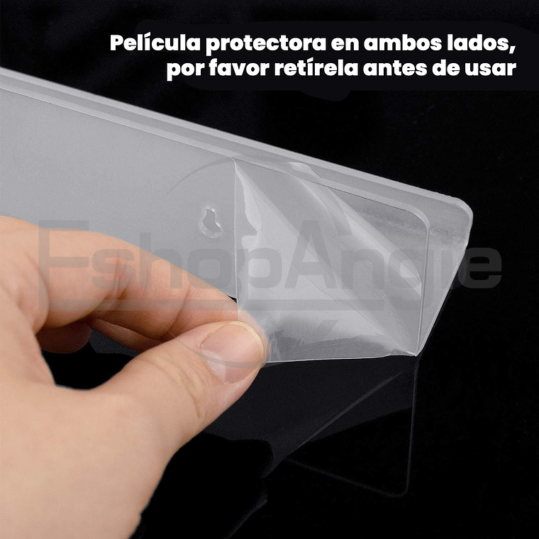 4 Repisas Flotantes Estantes Flotantes De Acrílico Genérica 5