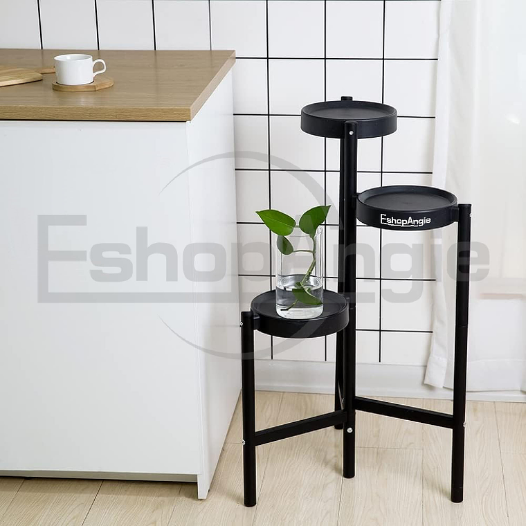 Organizador Pedestal 3 Niveles Porta Macetero Metal 2