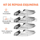 Set 4 Organizador Esquinero Ducha Acero Inoxidable Repisa - Miniatura 3