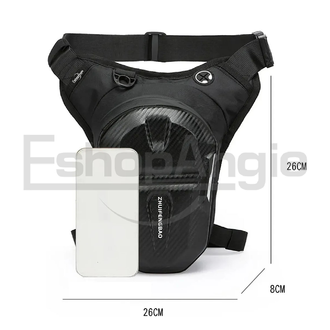 Muslera Tactica Bolso De Pierna Moto Ciclismo Impermeable 6