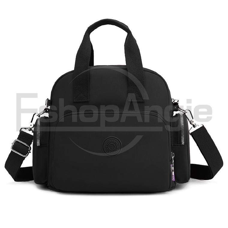 Mochila Bolso Mujer Nylon Multifuncional Con Usb Para Viaje 3