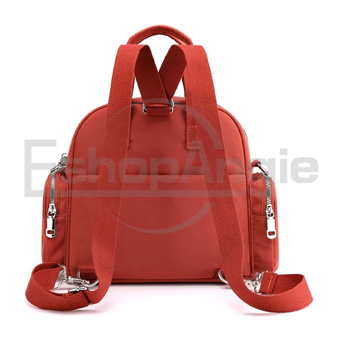 Mochila Bolso Mujer Nylon Multifuncional Con Usb Para Viaje 4
