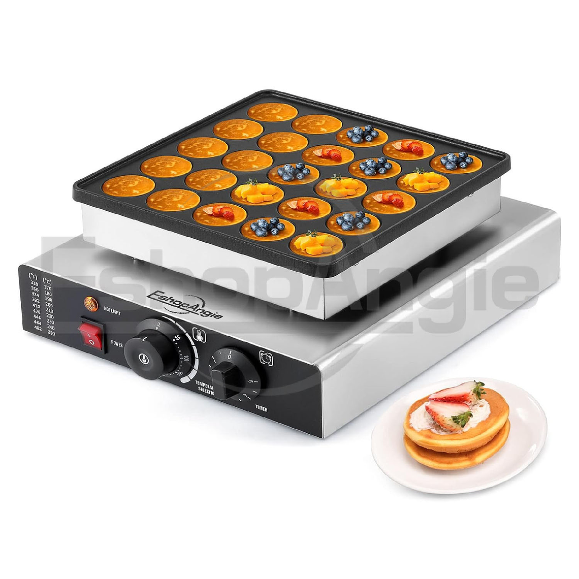 Panquequera Electrica Maquina Para 25 Panqueques Comercial 1