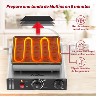 Panquequera Electrica Maquina Para 25 Panqueques Comercial